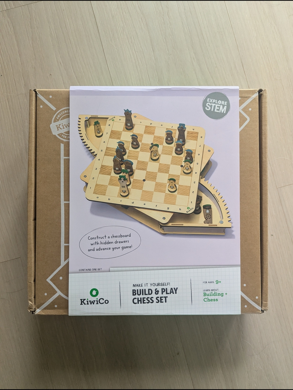New In Box Build & Play Chess Set